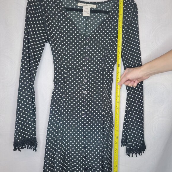 American Rag Black & White Polka Dot Dress - XS - Picture 5 of 10